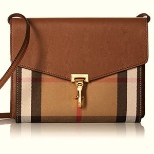 Burberry Macken Crossbody Leather Bag